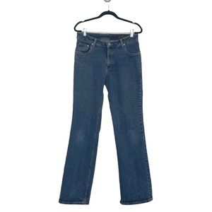 Lawman Denim Jeans Classic Embroidered Pockets Western Style Size 9/10